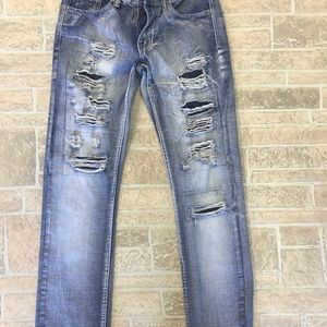 Bleecker & Merger Men’s 30x32 Distressed Jeans